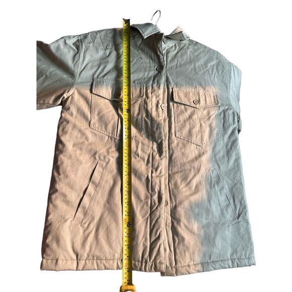 Nordstrom BP Tan Oversize Button Down Jacket Medium - Picture 8 of 8